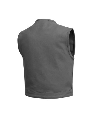 Lowside Men's Motorcycle Canvas Vest (Grey) suggérées chez