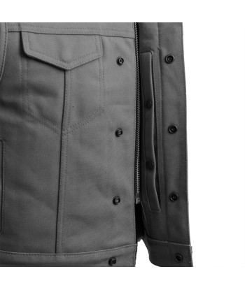 Lowside Men's Motorcycle Canvas Vest (Grey) suggérées chez