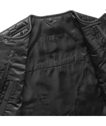 Hornet Men's Club Style Leather Vest le des métaux précieux