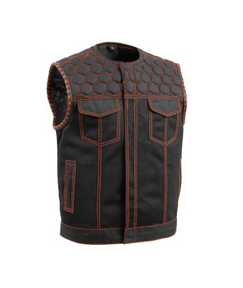 Hornet Moto Mesh Men's Club Style Vest le des métaux précieux