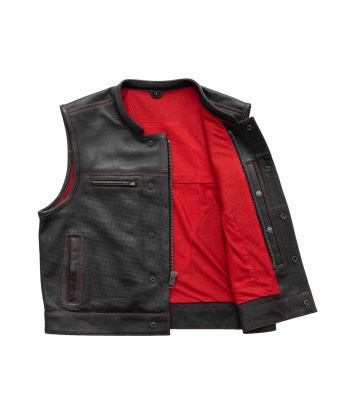 Lowrider Perforated Men's Leather Vest vous aussi creer 