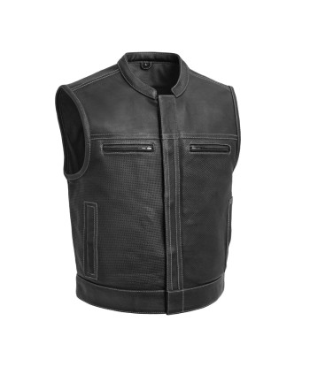 Lowrider Perforated Men's Leather Vest vous aussi creer 