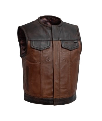 Lowside Gunner Men's Motorcycle Leather Vest En savoir plus