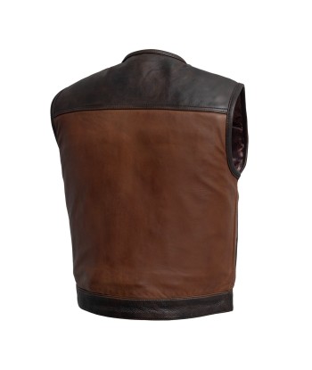 Lowside Gunner Men's Motorcycle Leather Vest En savoir plus