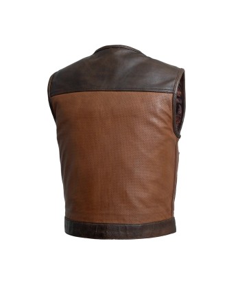 Lowside Gunner Men's Perforated Leather Vest Le MVP de beaucoup