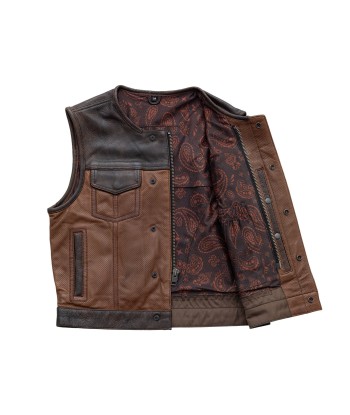 Lowside Gunner Men's Perforated Leather Vest Le MVP de beaucoup