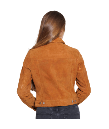 ALYSSA - Women's Suede Leather Jacket suggérées chez