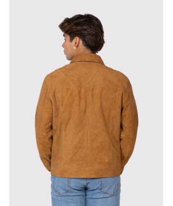 JACOB - Men's Suede Lifestyle Leather Jacket Les êtres humains sont 