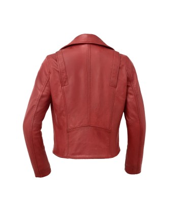 Lennox  Moto Style Leather Jacket pas cher