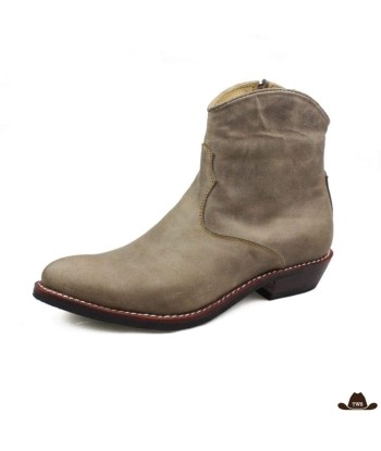 Bottines Cowboy Beige plus qu'un jeu 