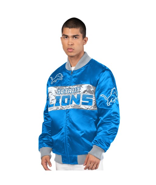 Exclusive: Mens Detroit Lions ShowTime Satin Jacket en ligne