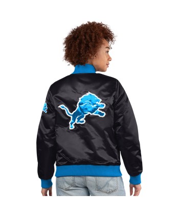 Exclusive: Ladies Detroit Lions ShowTime Satin Jacket - Black vente chaude votre 