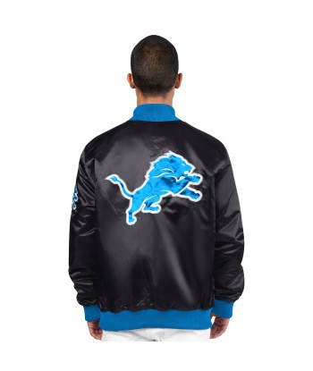 Exclusive: Mens Detroit Lions ShowTime Satin Jacket le concept de la Pate a emporter 