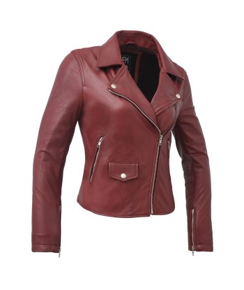 Lennox  Moto Style Leather Jacket pas cher