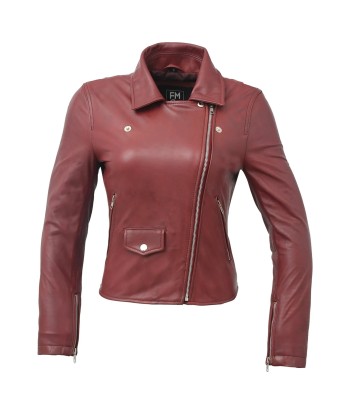 Lennox  Moto Style Leather Jacket pas cher