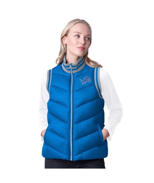 Ladies Detroit Lions Puffer Vest Découvrez la collection