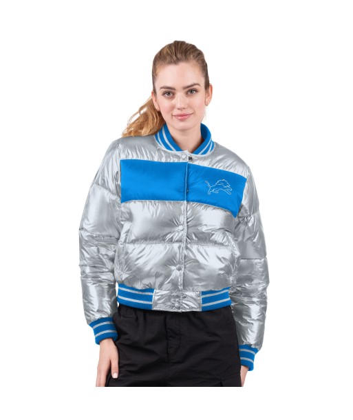 Ladies Detroit Lions Puffer Jacket de l' environnement