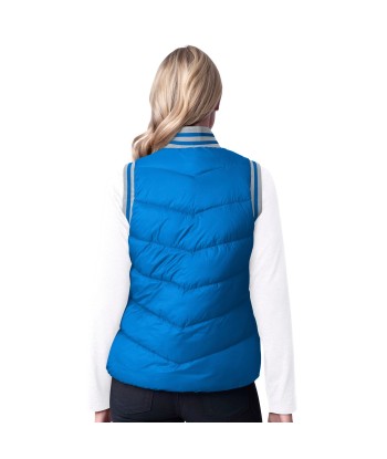 Ladies Detroit Lions Puffer Vest Découvrez la collection