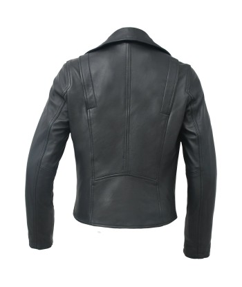 Lennox  Moto Style Leather Jacket pas cher