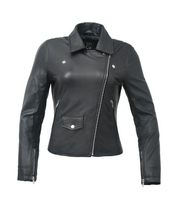 Lennox  Moto Style Leather Jacket pas cher