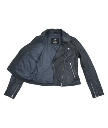 Lennox  Moto Style Leather Jacket pas cher