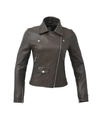 Lennox  Moto Style Leather Jacket pas cher