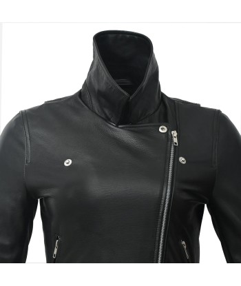 Lennox  Moto Style Leather Jacket pas cher