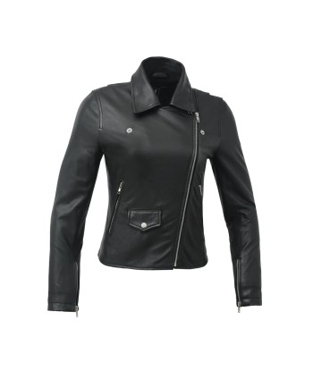 Lennox  Moto Style Leather Jacket pas cher