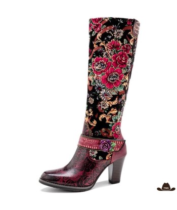 Bottes Cowboy Rouges et Noires 50% de réduction en Octobre 2024