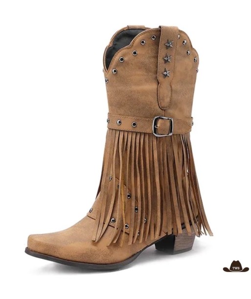 Bottes Cowboy Marron les ligaments