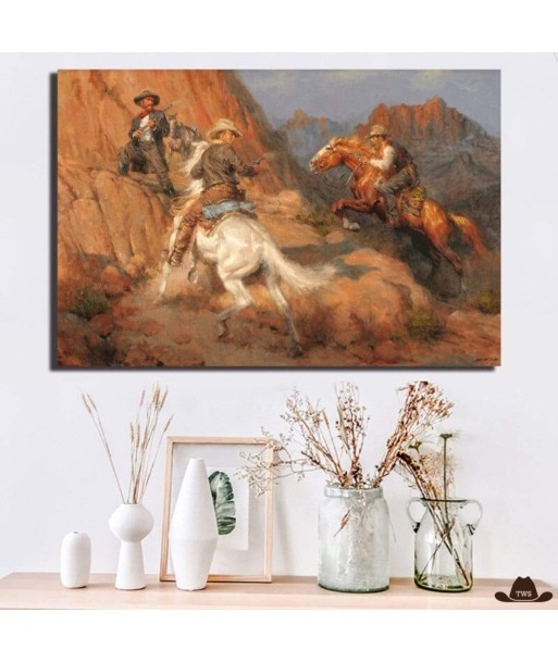 Tableau Peinture Canyon Western la colonne vertébrale