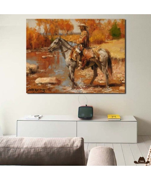 Tableau Peinture Cowboy d'Amérique Pour