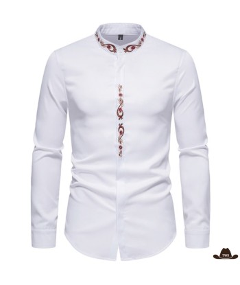 Chemise Blanche Cowboy Faites des économies