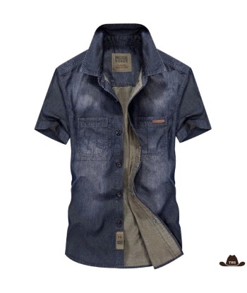 Chemise en Jean Homme Western de l' environnement