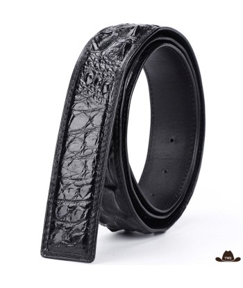 Ceinture Cuir Western Sans Boucle destockage