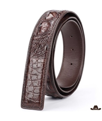 Ceinture Cuir Western Sans Boucle destockage